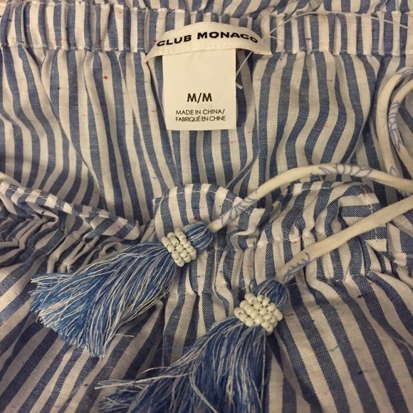 Club Monaco Janou off shoulder top NWOT - Picture 6 of 6